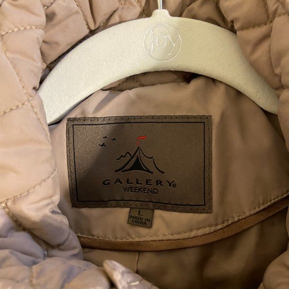 Tan quilted Gallery Jacket - Picture 3 of 3